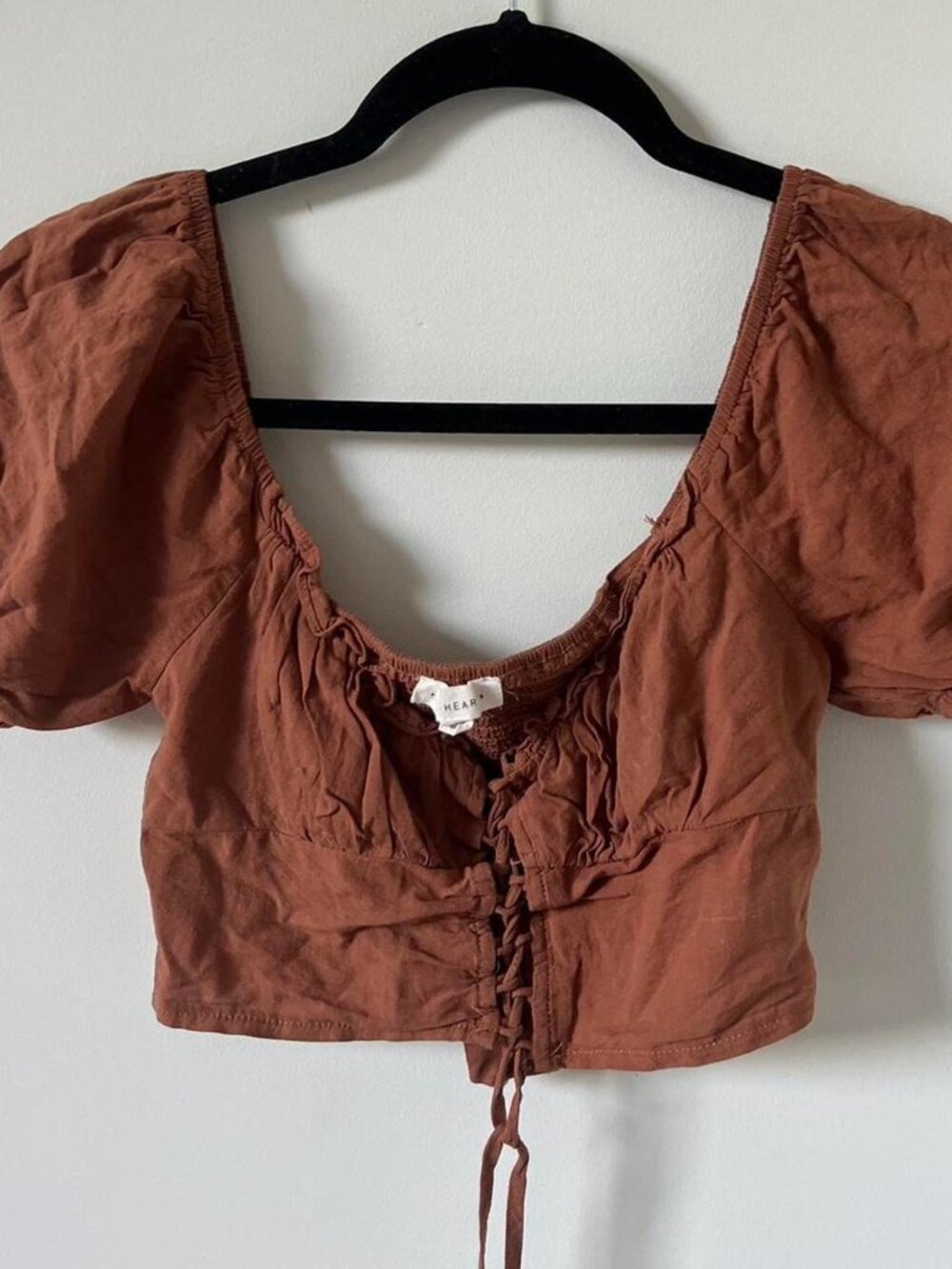 Pacsun Short sleeve crop top